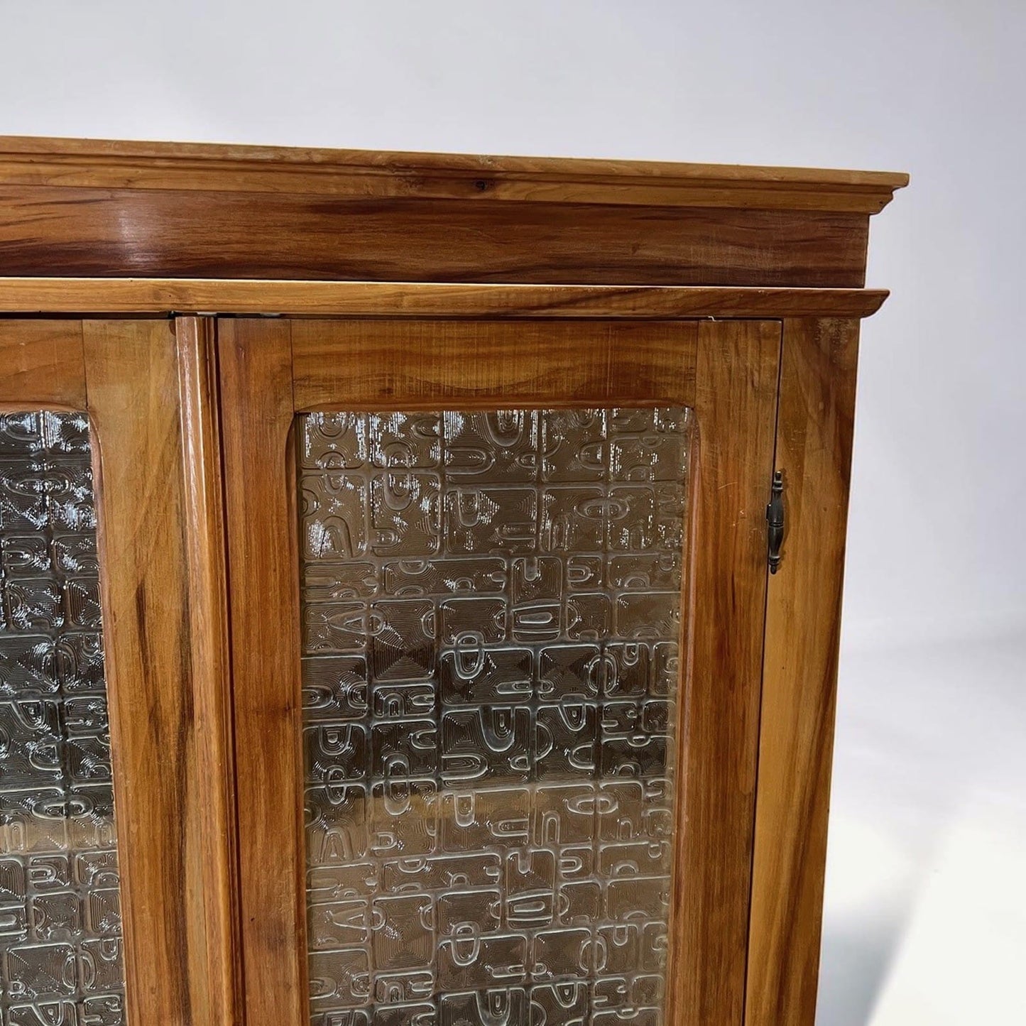 Piccolo Vetrina Credenza antica 2 ante Libreria  dispensa stile arte povera Categoria  Servante - Servantini