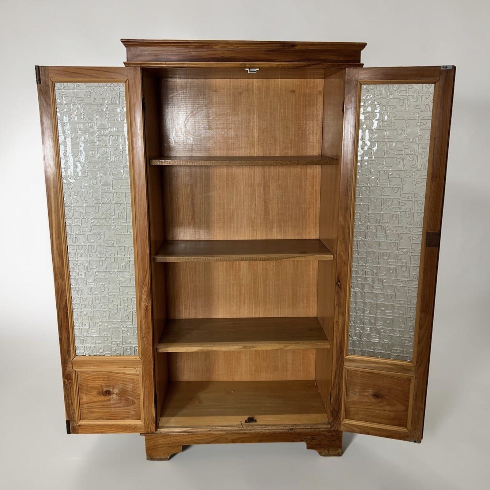 Piccolo Vetrina Credenza antica 2 ante Libreria  dispensa stile arte povera Categoria  Servante - Servantini
