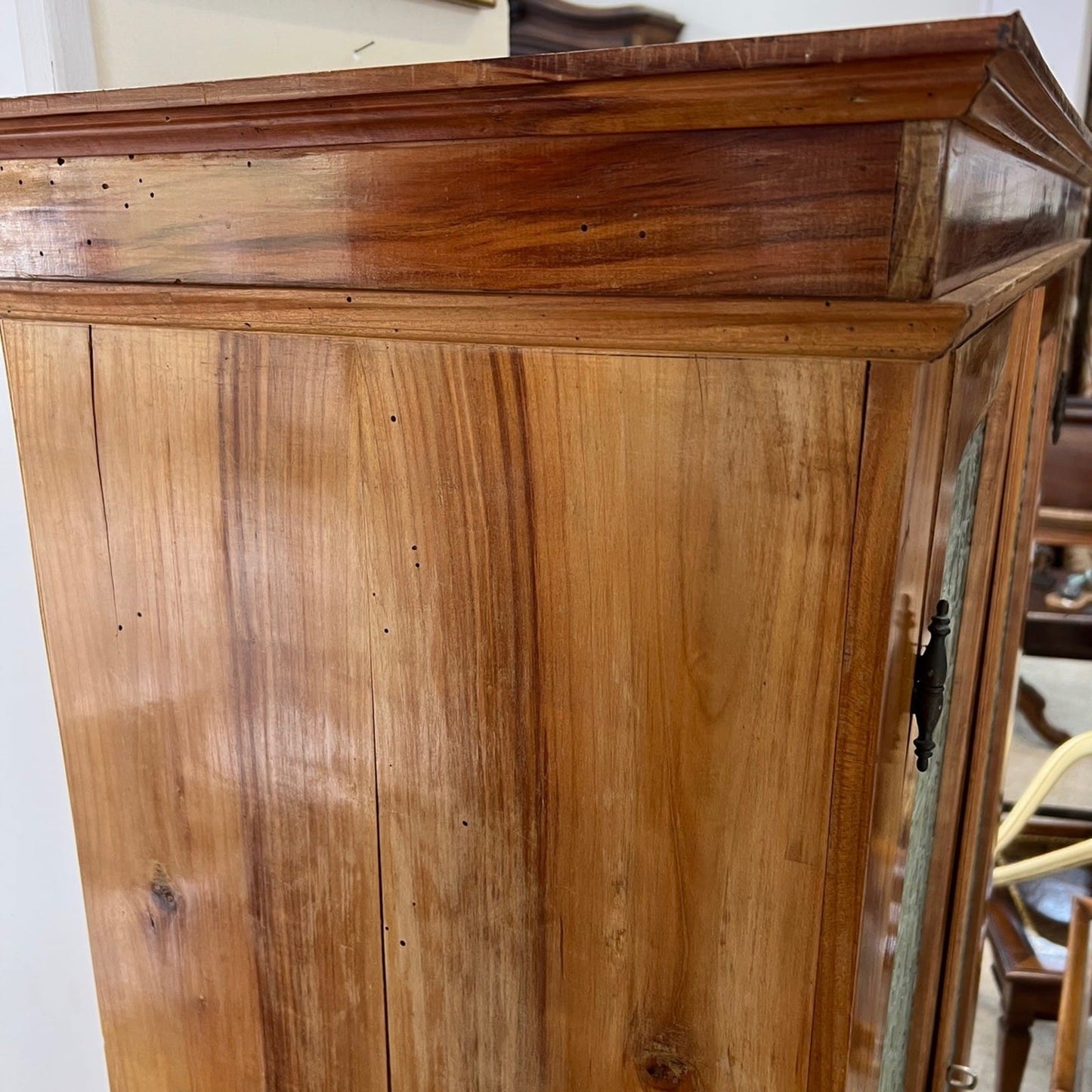 Piccolo Vetrina Credenza antica 2 ante Libreria  dispensa stile arte povera Categoria  Servante - Servantini