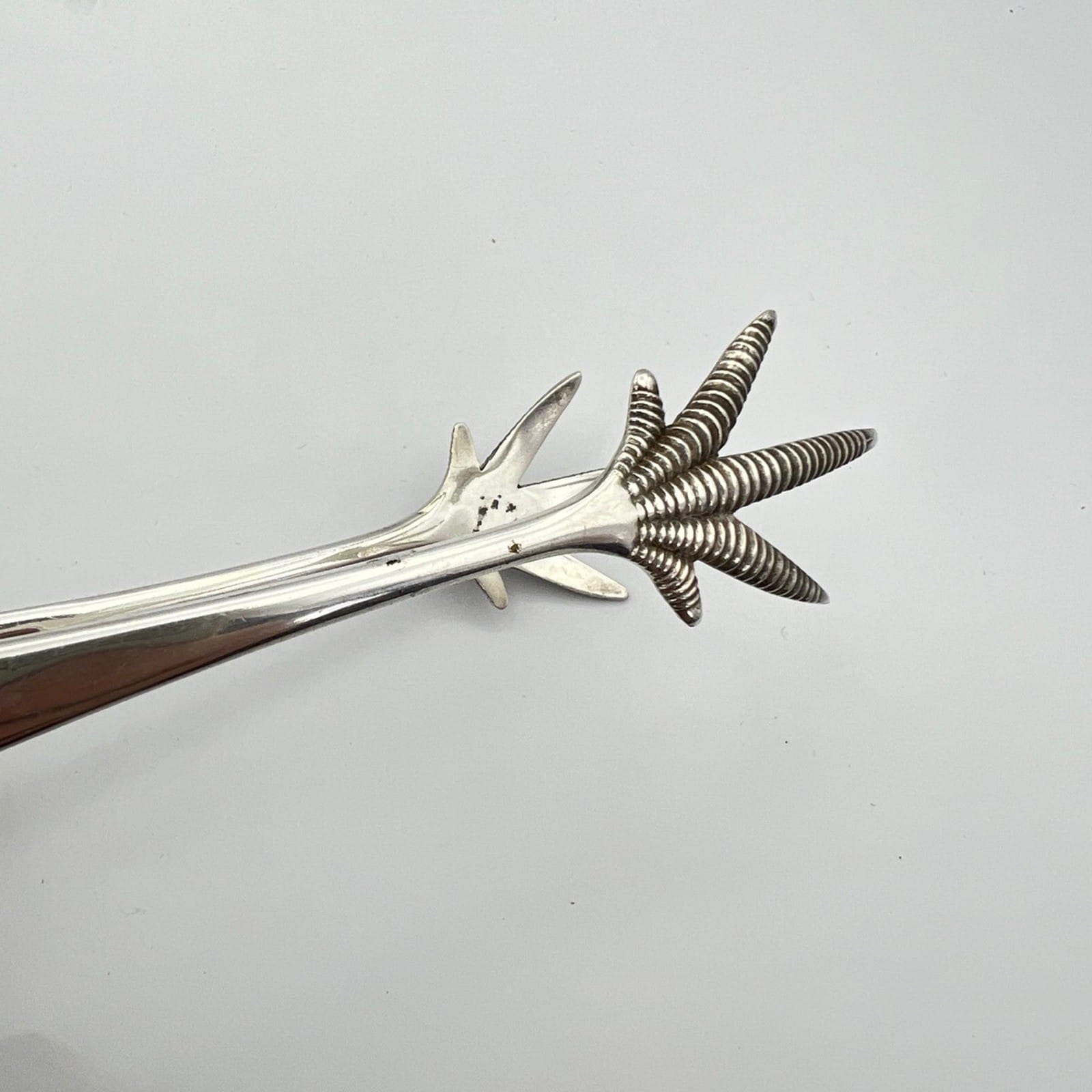 Pinza antica in argento sheffield per zollette da Ghiaccio Pinze silver plated Categoria  Sheffield & Argento
