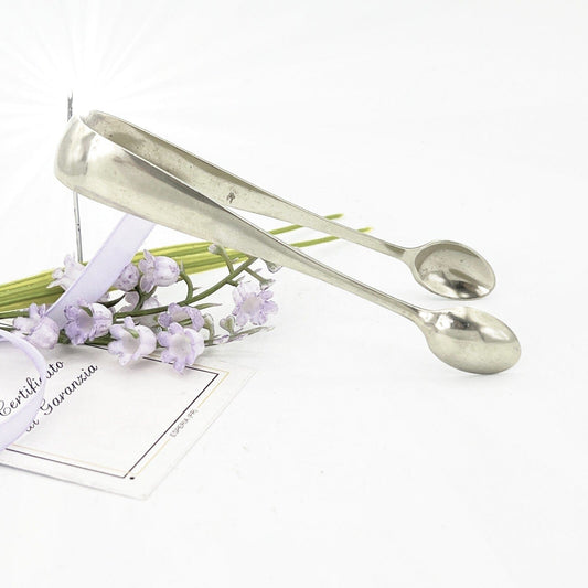 Pinza antica in argento sheffield per zollette zucchero Pinze inglesi d'epoca 1 Categoria  Sheffield & Argento