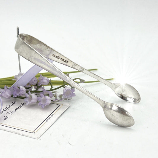 Pinza antica in argento sheffield per zollette zucchero Pinze inglesi d'epoca 2 Categoria  Sheffield & Argento
