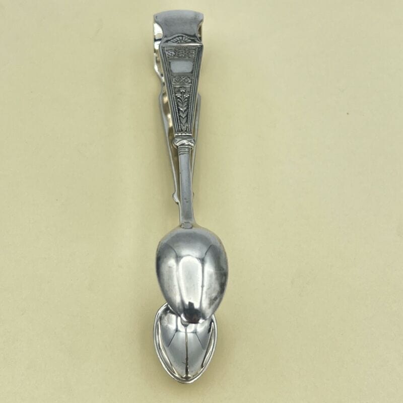 Pinza antica in argento sheffield per zollette zucchero Pinze inglesi d'epoca A1 Categoria  Sheffield & Argento