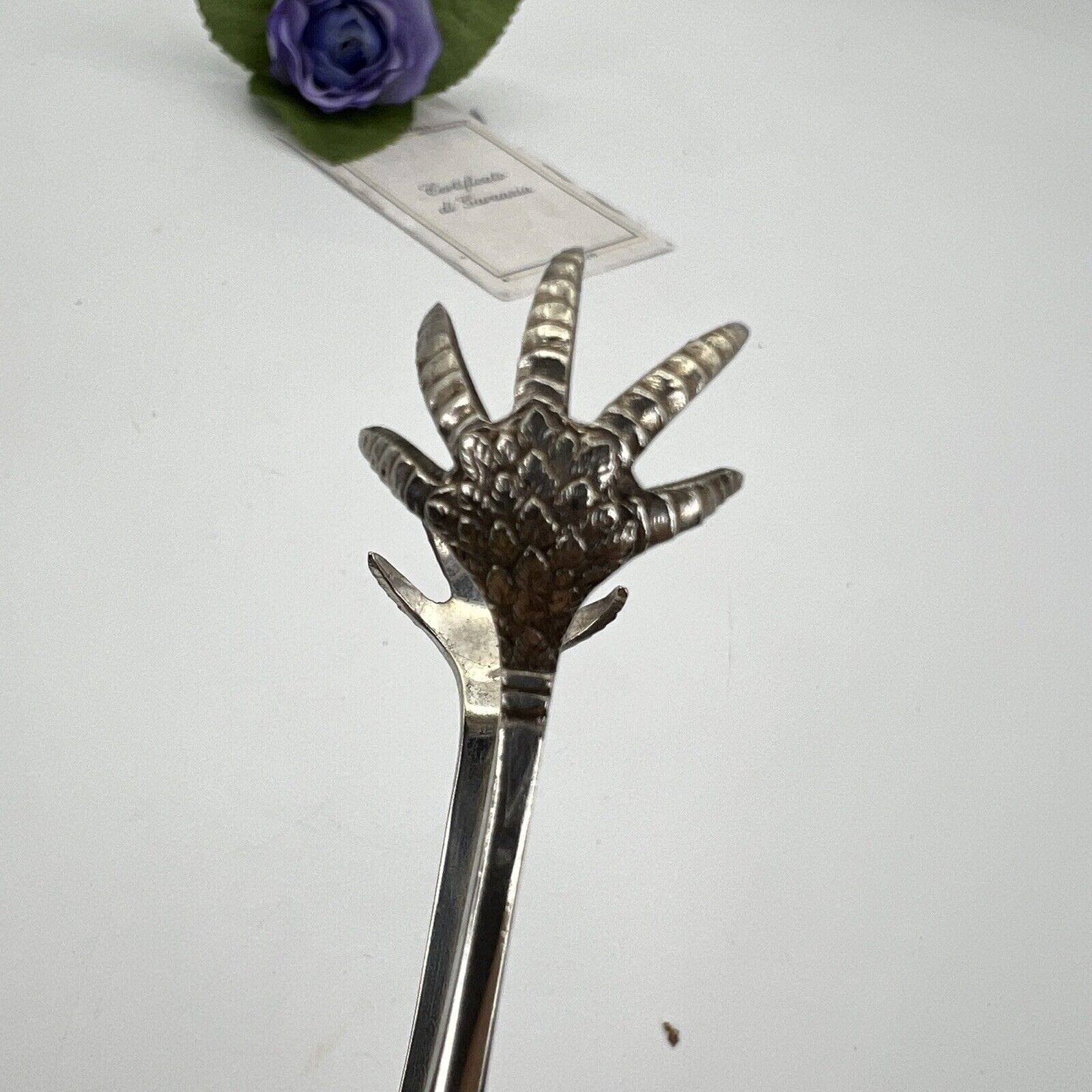 Pinza antica in argento sheffield per zollette zucchero Pinze silver plated '900 Categoria  Sheffield & Argento