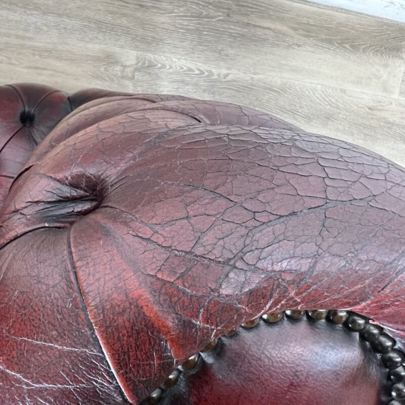 Poltrona vintage in pelle cuoio inglese chesterfield chester club da per salotto Categoria  Arredamento