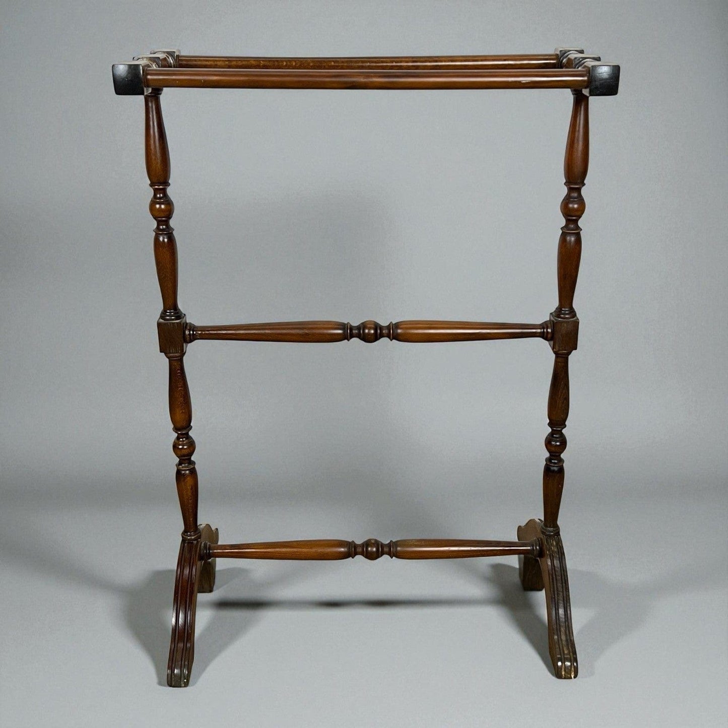 Porta Asciugamani Da Terra Bagno Antico In Legno Vecchio Porta Salviette Inglese Categoria  Portasciugamani