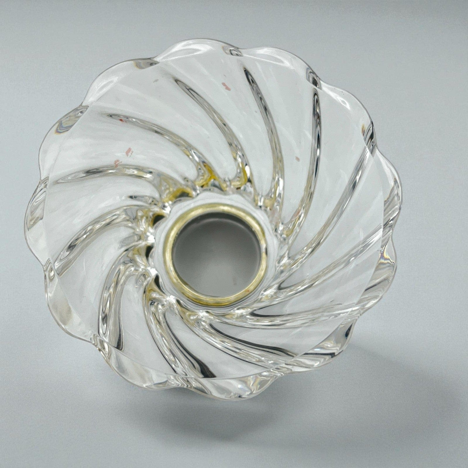 Porta confetti bon bon gioielli in Argento 800 Cristallo vetro Alzatina anni 70 Categoria  Sheffield & Argento