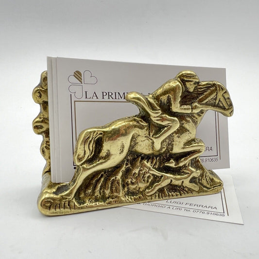 Portabiglietti da visita antico in ottone da scrivania porta lettere inglese Categoria  altro