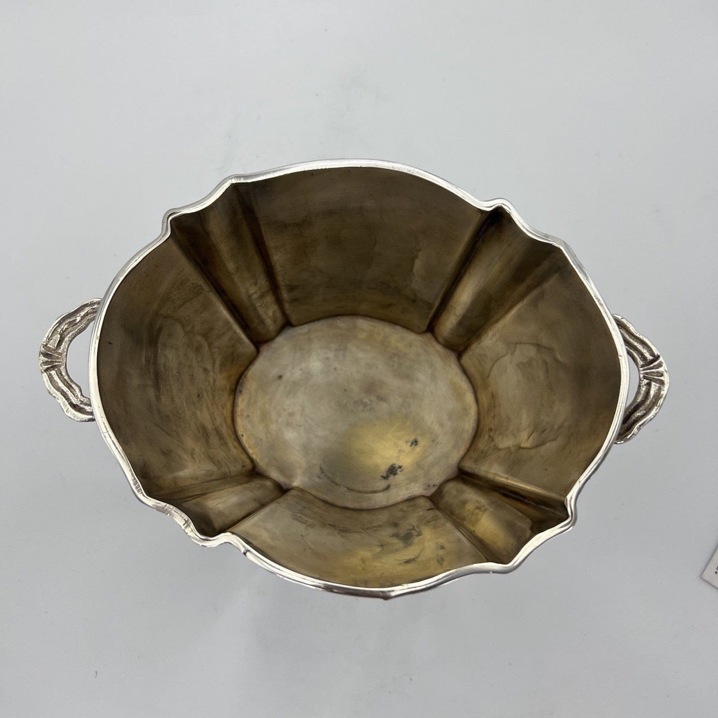 Portabottiglia in argento sheffield silver plated secchiello per Ghiaccio vino Categoria  Sheffield & Argento