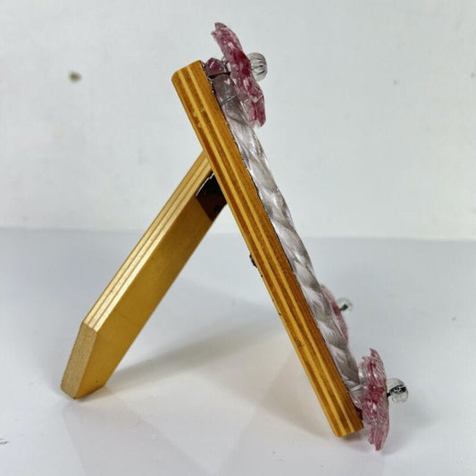 Portafoto Veneziano in Vetro di Murano Vintage anni 70 80 cornice da tavolo Categoria  Vetri e Cristalli