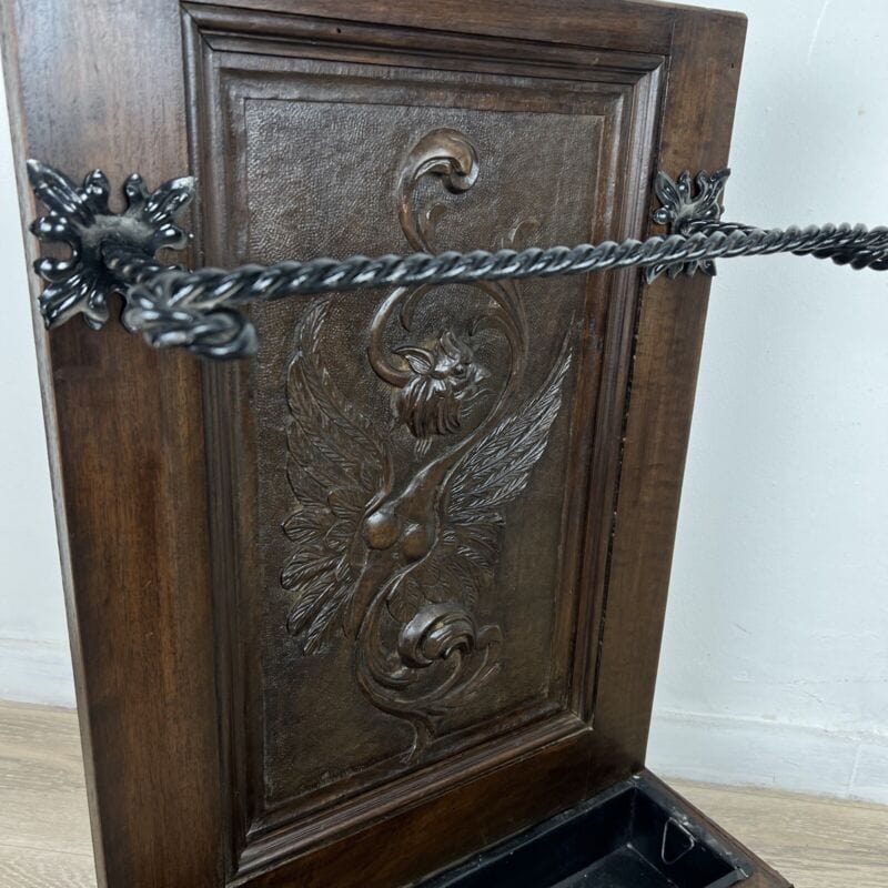 Portaombrelli In Vimini Khevga - Elegante E Pratico Per Ingresso, Stile Vintage - Foto 4