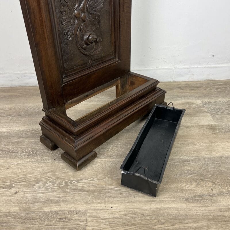 Portaombrelli antico in legno e ferro porta ombrelli epoca 900  bastoni vintage Categoria  Complementi d'arredo