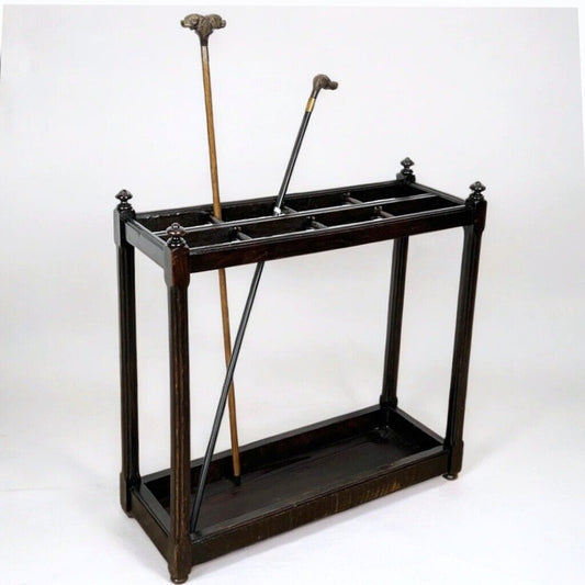 Portaombrelli antico in legno porta ombrelli d'epoca 900 bastoni vintage anni 30 Categoria  Appendiabiti - Portaombrelli