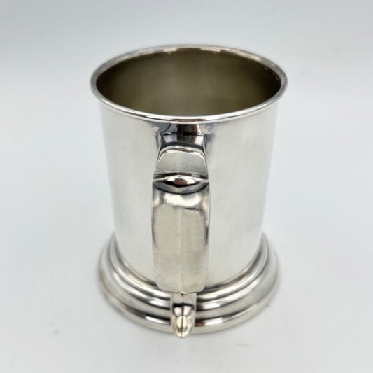 Portapenne da per scrivania antico in argento Silver Plated  Boccale d'epoca 900 Categoria  Sheffield & Argento