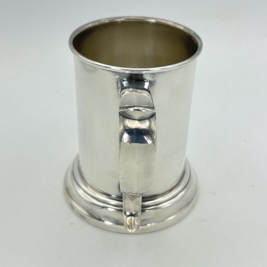 Portapenne da scrivania antico in argento sheffield boccale d'epoca 900 silver Categoria  Sheffield & Argento