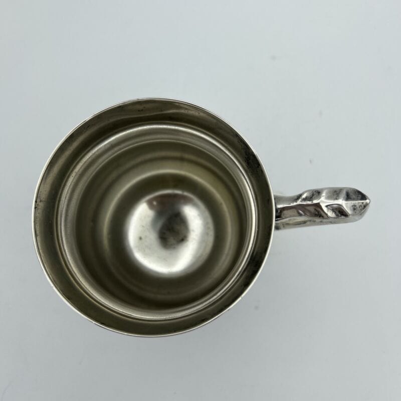 Portapenne da scrivania in argento silverplate  boccale Club Lions 1977 1978 Categoria  Sheffield & Argento