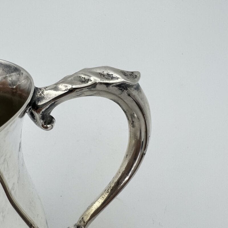 Portapenne da scrivania in argento silverplate  boccale Club Lions 1977 1978 Categoria  Sheffield & Argento