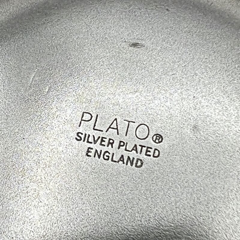 Portapenne da scrivania in argento silverplate  boccale Club Lions 1977 1978 Categoria  Sheffield & Argento