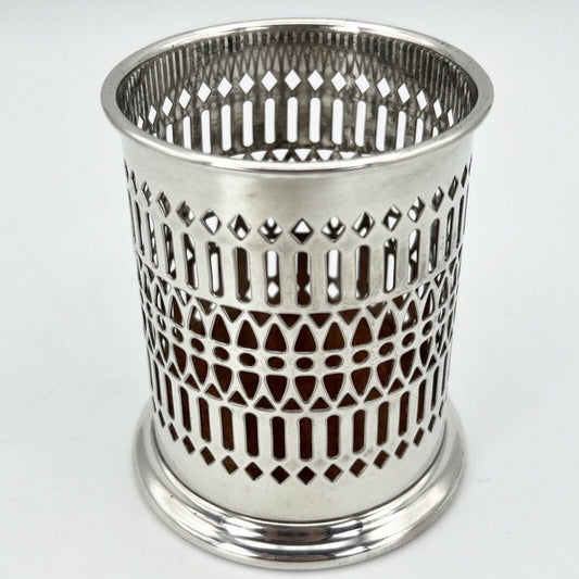 Portapenne da scrivania in stile antico in argento sheffield silver plated EPNS Categoria  Sheffield & Argento