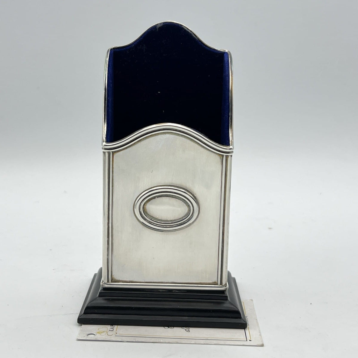 Portapenne da scrivania in stile antico in argento sheffield silver plated Olri Categoria  Sheffield & Argento