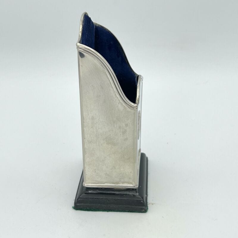 Portapenne da scrivania in stile antico in argento sheffield silver plated Olri Categoria  Sheffield & Argento