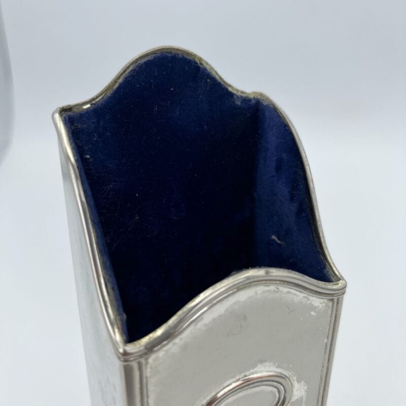 Portapenne da scrivania in stile antico in argento sheffield silver plated Olri Categoria  Sheffield & Argento