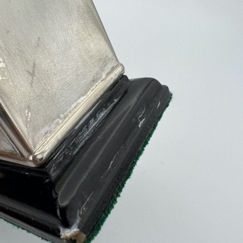 Portapenne da scrivania in stile antico in argento sheffield silver plated Olri Categoria  Sheffield & Argento