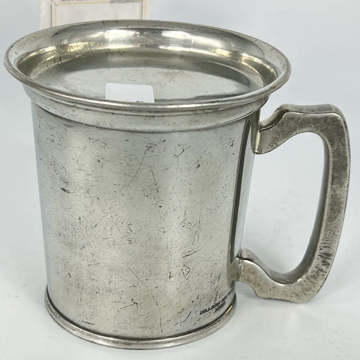 Portapenne da scrivania stile antico in argento sheffield boccale silver peltro Categoria  Sheffield & Argento