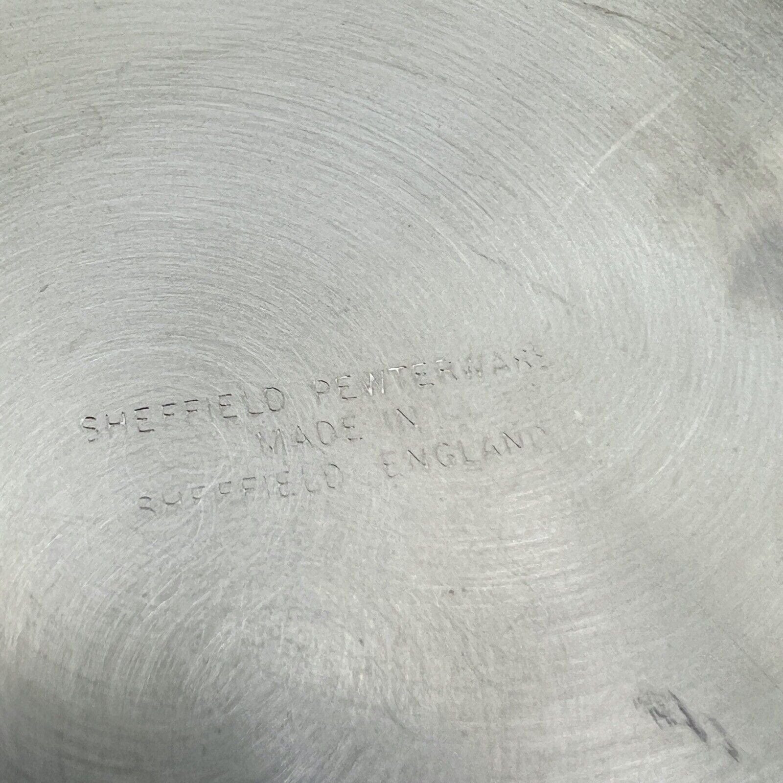 Portapenne da scrivania stile antico in argento sheffield boccale silver peltro Categoria  Sheffield & Argento