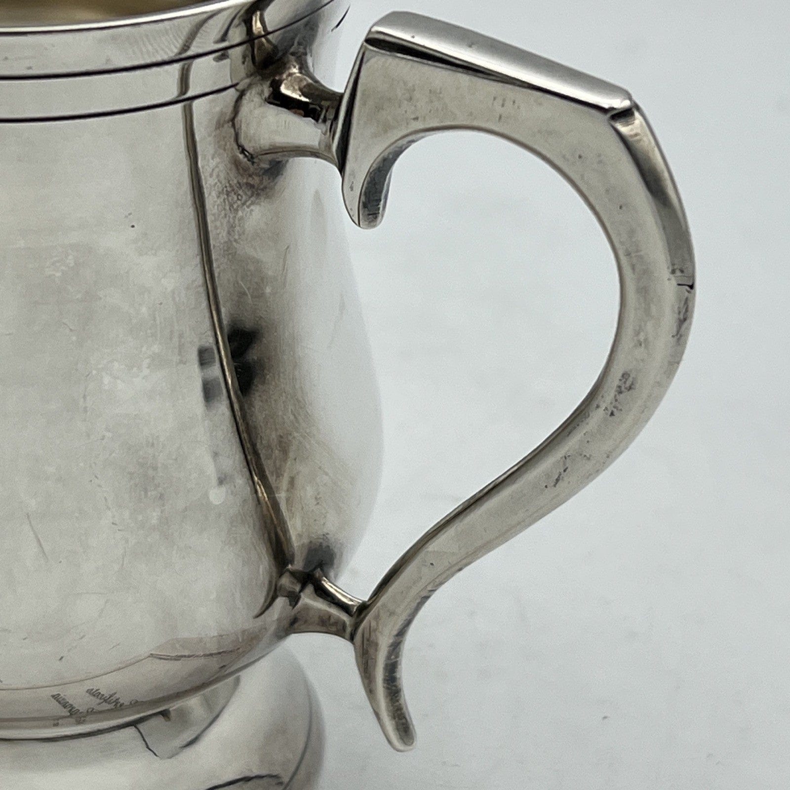 Portapenne da scrivania stile antico in argento silverplate sheffield boccale X Categoria  Sheffield & Argento