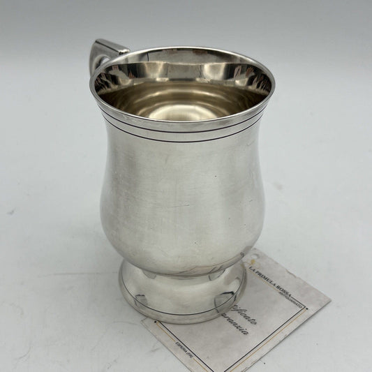 Portapenne da scrivania stile antico in argento silverplate sheffield boccale X Categoria  Sheffield & Argento