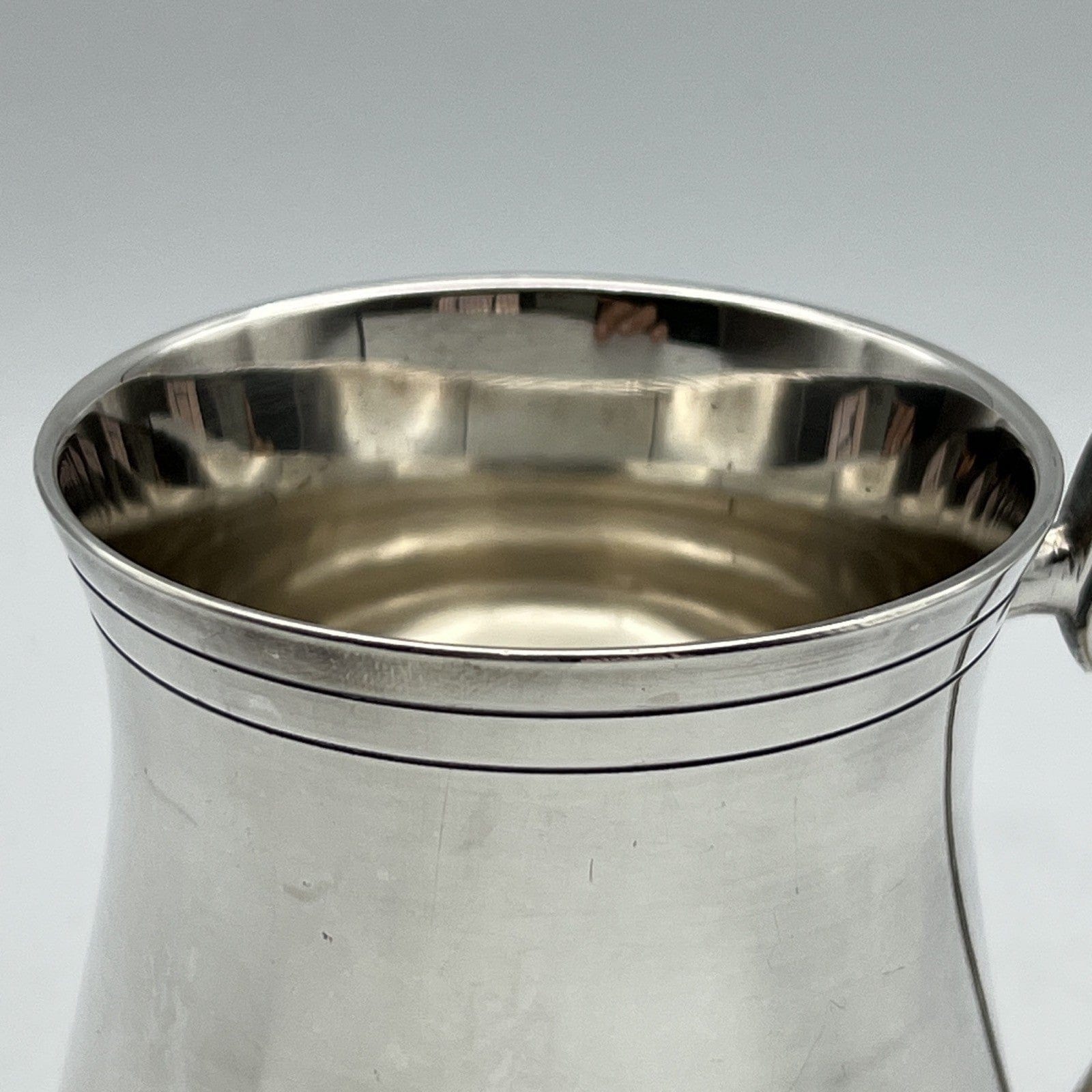 Portapenne da scrivania stile antico in argento silverplate sheffield boccale X Categoria  Sheffield & Argento