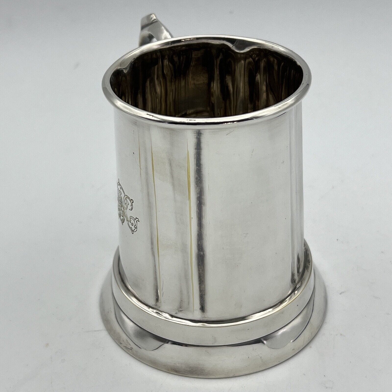 Portapenne inglese da scrivania in argento Silver Plated Boccale stile antico Categoria  Sheffield & Argento