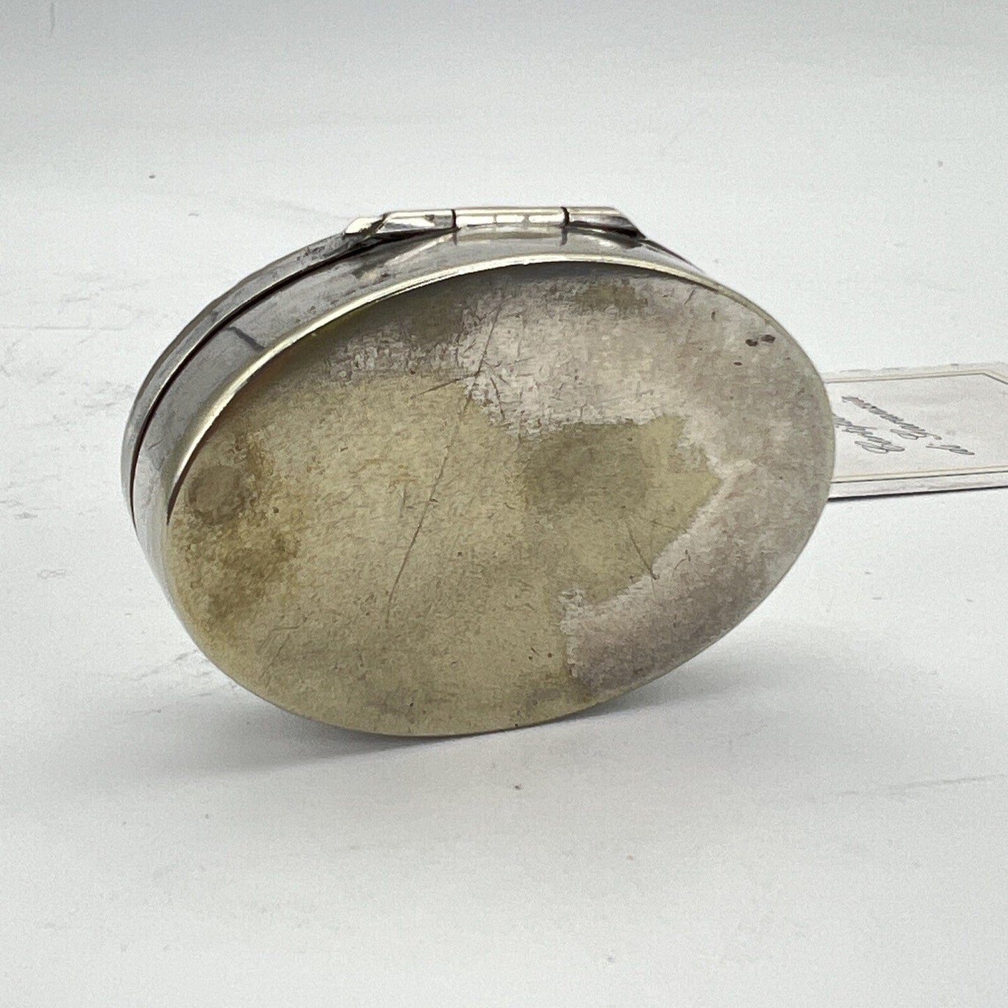 Portapillole vintage in Argento Silver plated Scatolina Porta anello Metallo Categoria  Sheffield & Argento
