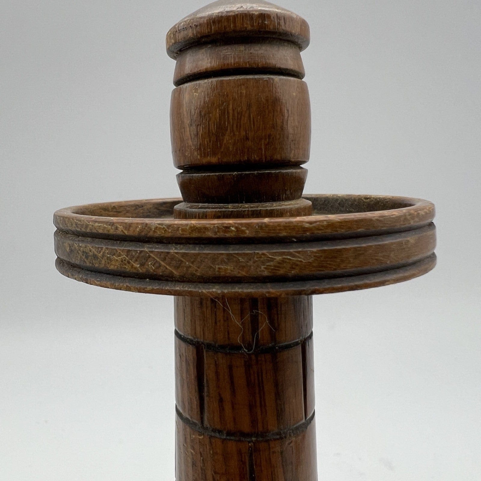 Portapipe antico in legno da tavolo 3 posti pipe d' epoca 900  Inglese anni 30 Categoria  Oggetti per fumatori