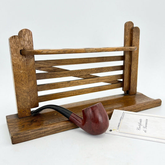 Portapipe antico in legno da tavolo 5 posti epoca 900 Stile Inglese anni 30 Categoria  Oggetti per fumatori