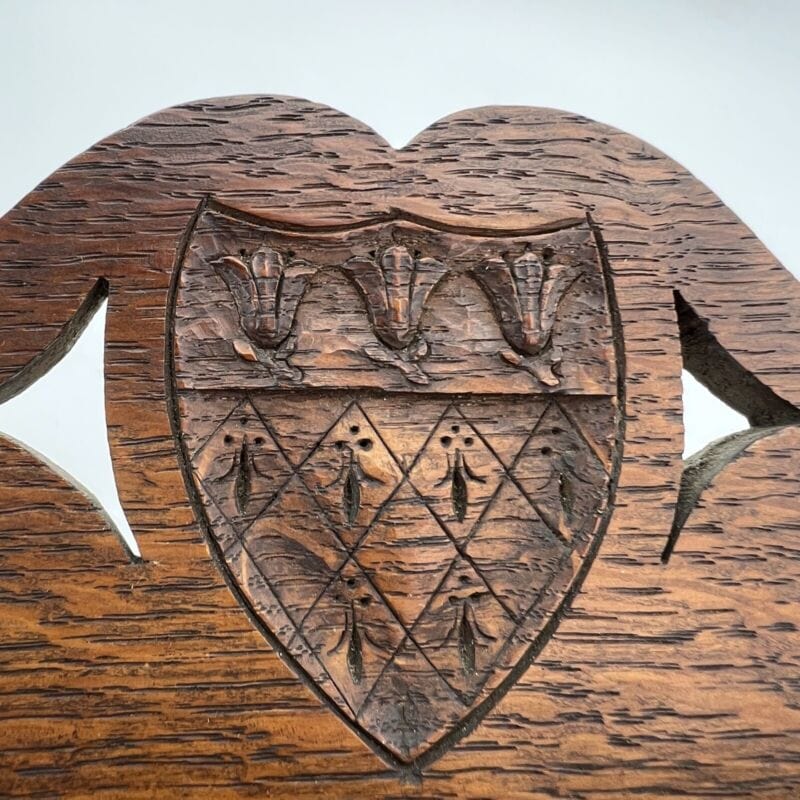 Portapipe antico in legno da tavolo  6 posti epoca 900 Stile Art Noveau Inglese Categoria  Oggetti per fumatori