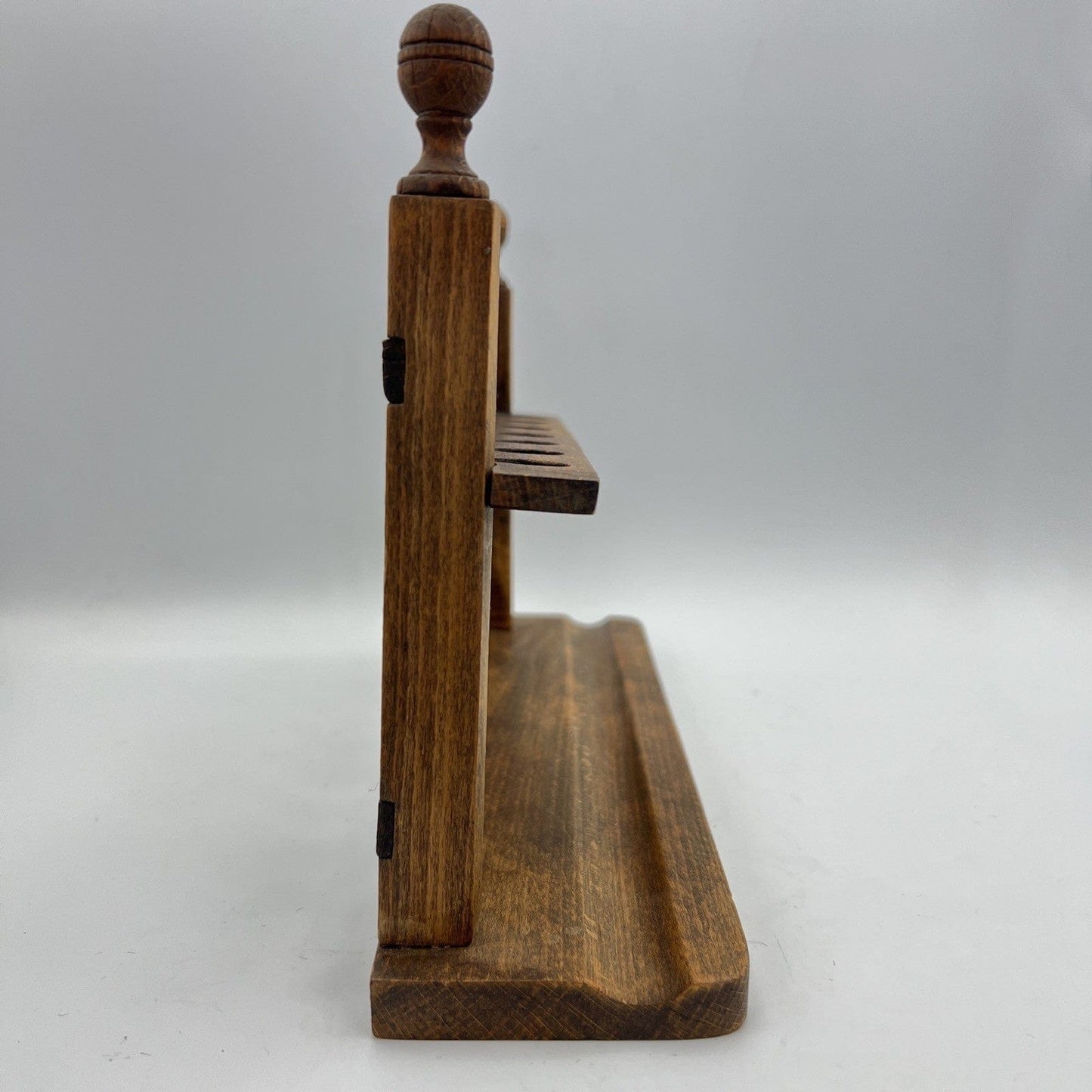 Portapipe antico in legno da tavolo 7  posti epoca 900 Stile Inglese anni 20 Categoria  Oggetti per fumatori