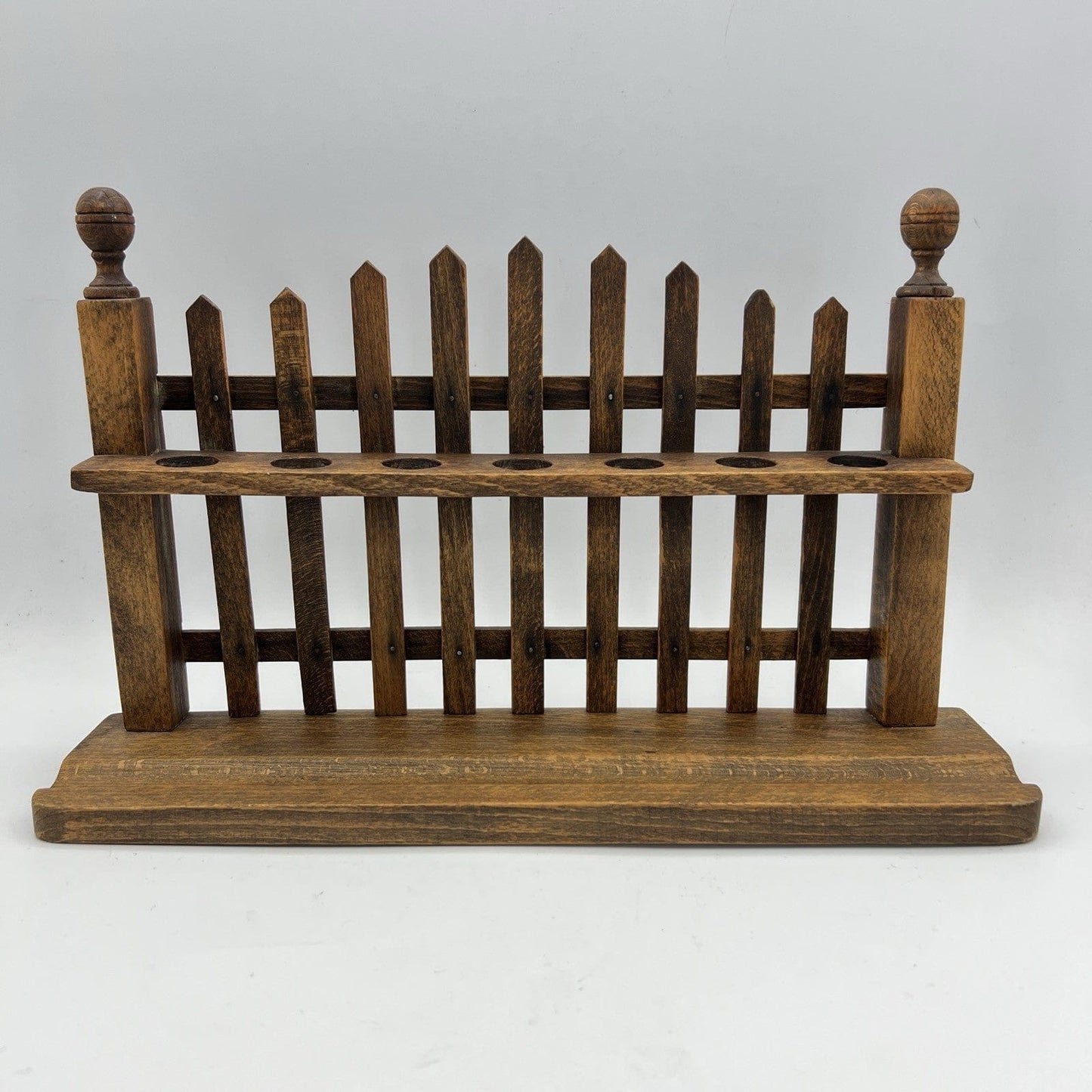 Portapipe antico in legno da tavolo 7  posti epoca 900 Stile Inglese anni 20 Categoria  Oggetti per fumatori