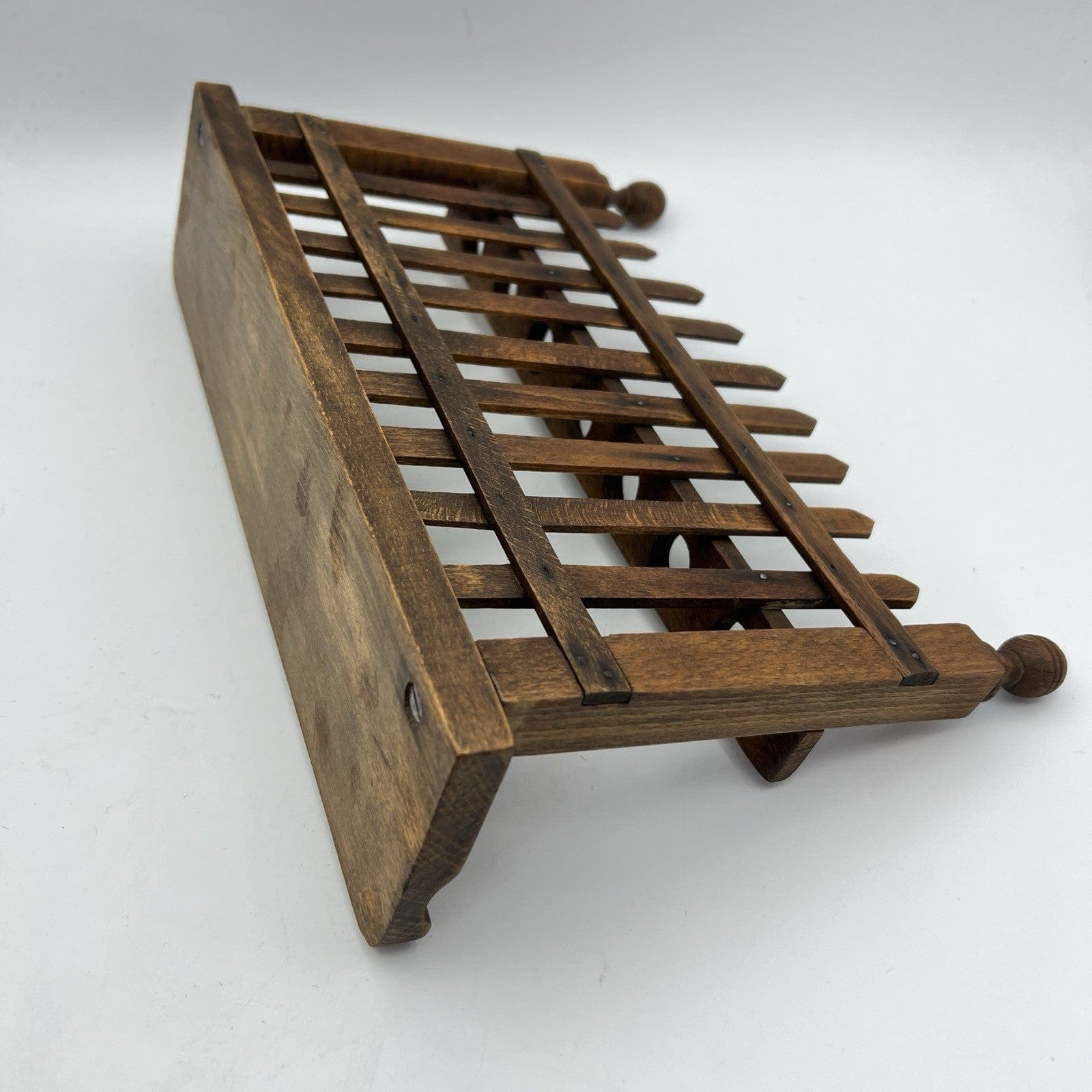 Portapipe antico in legno da tavolo 7  posti epoca 900 Stile Inglese anni 20 Categoria  Oggetti per fumatori