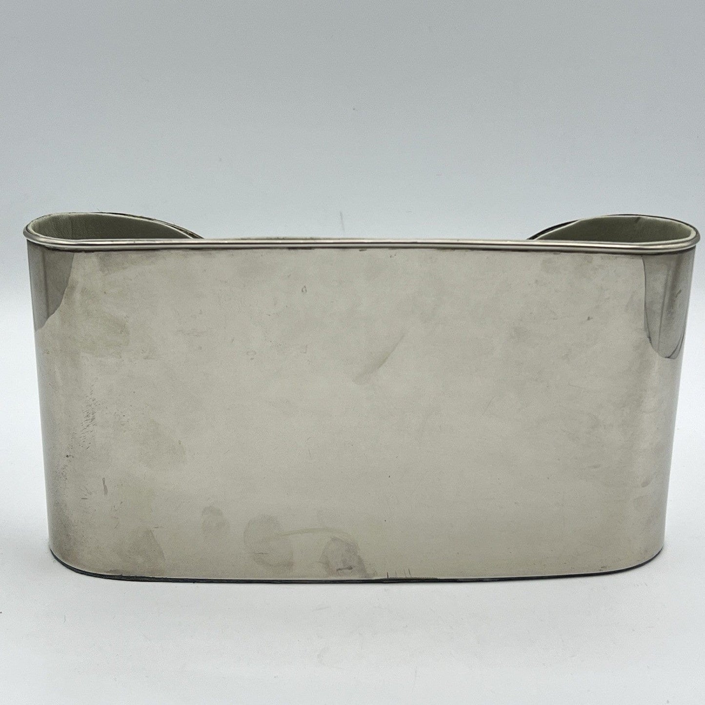 Portaposta Contenitore da per scrivania in argento sheffield silverplate Antico Categoria  Sheffield & Argento