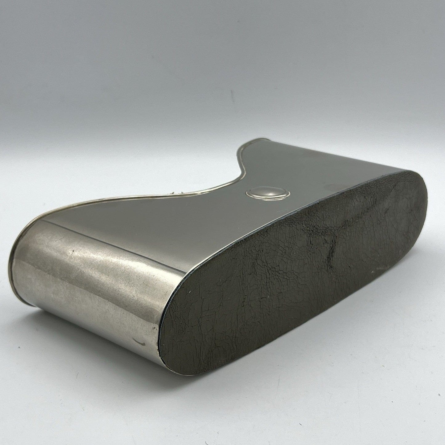 Portaposta Contenitore da per scrivania in argento sheffield silverplate Antico Categoria  Sheffield & Argento