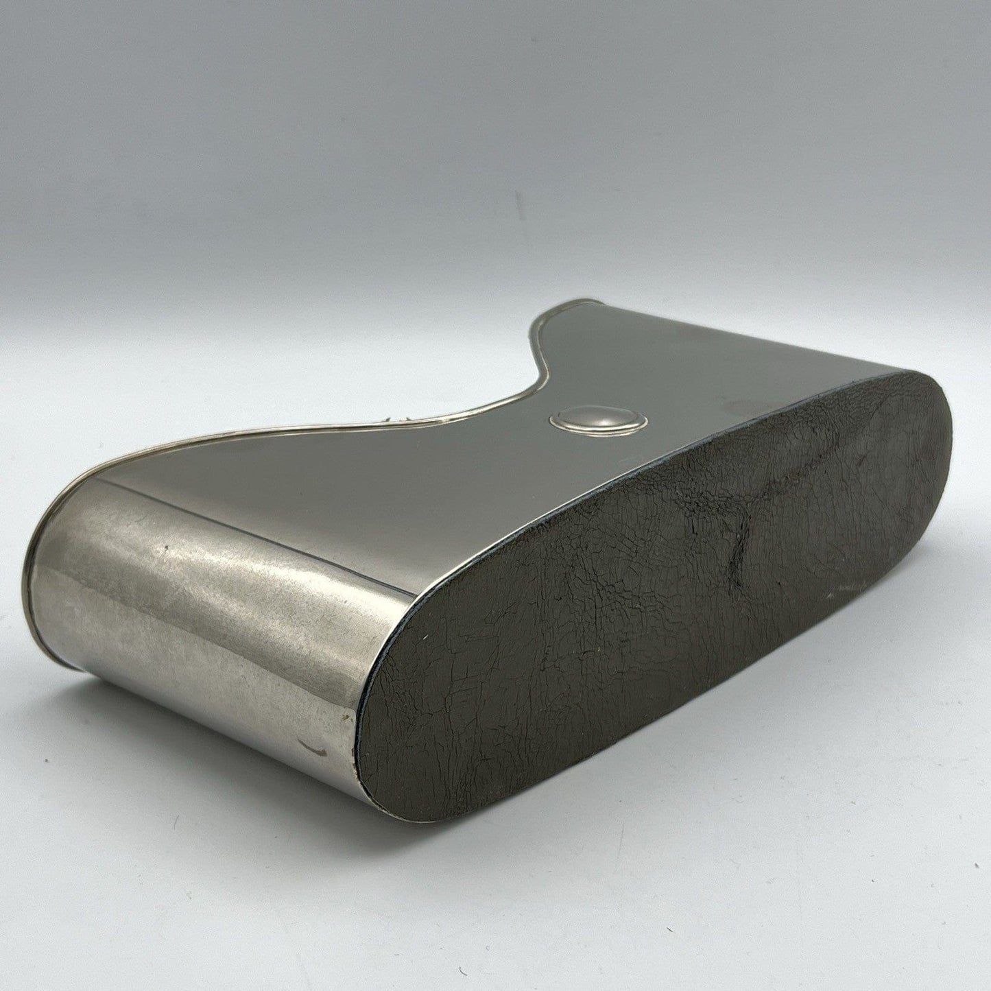 Portaposta Contenitore da per scrivania in argento sheffield silverplate Antico Categoria  Sheffield & Argento