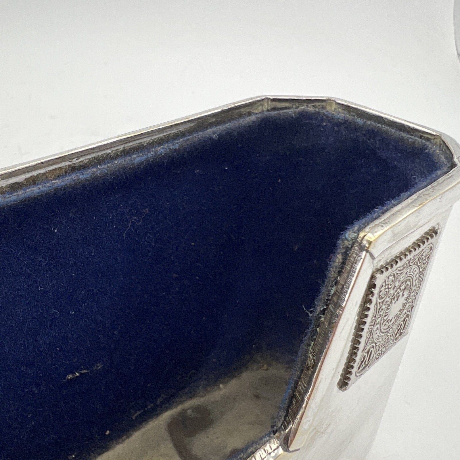 Portaposta Portapenne da scrivania Antico in Argento sheffield Silverplate 900 Categoria  Sheffield & Argento