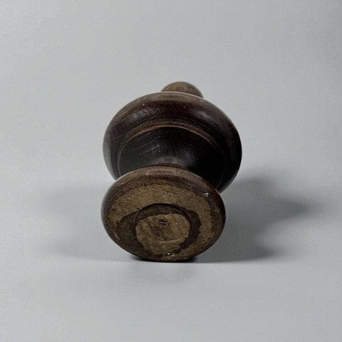 Puntale artigianale in legno Scuro pomolo terminale stile Antico 800 Pomello Categoria  Accessori & Ferramenta d'epoca