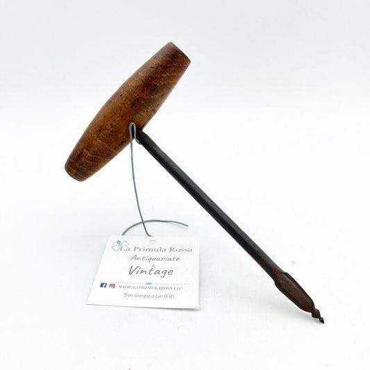 Punteruolo Succhiello Trivellino Antico In legno ferro trapano ferramenta 10 mm Categoria  Accessori & Ferramenta d'epoca