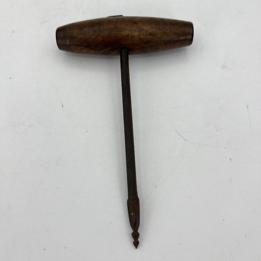 Punteruolo Succhiello Trivellino Antico In legno ferro trapano ferramenta 8 mm Categoria  Accessori & Ferramenta d'epoca
