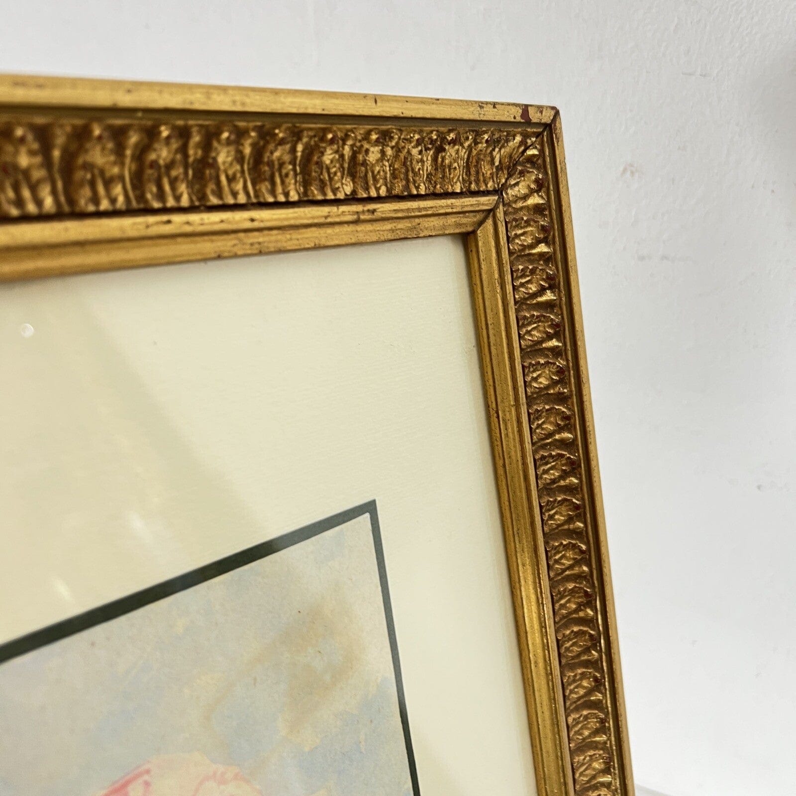 Quadro acquerello Dipinto Floreale fiori Campo di Papaveri vintage Firmato Categoria  Quadri