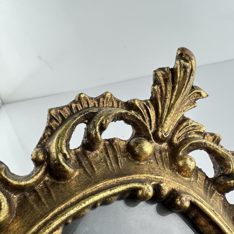 Quadro Antico Dipinto a olio firmato natura morta con fiori cornice oro ovale  Y Categoria  Quadri