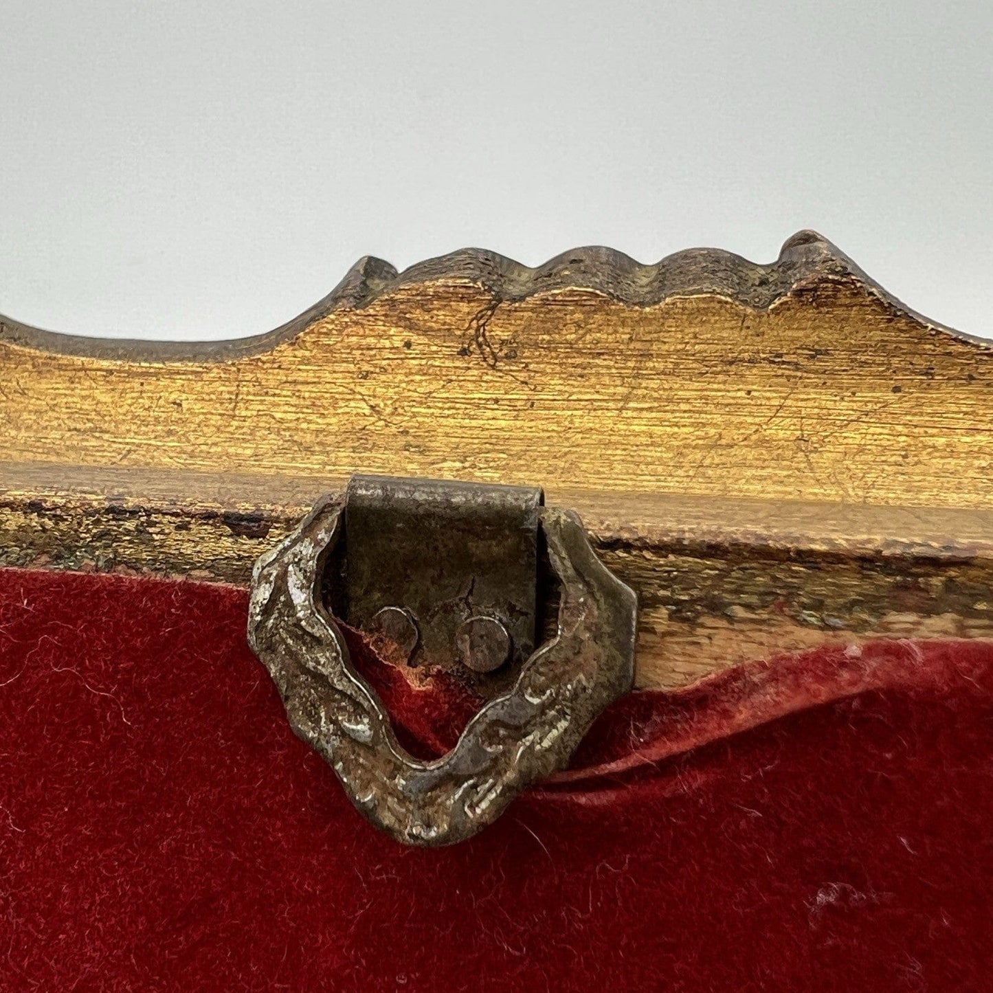 Quadro Antico dipinto Fiori a olio su rame Quadretto con cornice oro Firmato Categoria  Quadri